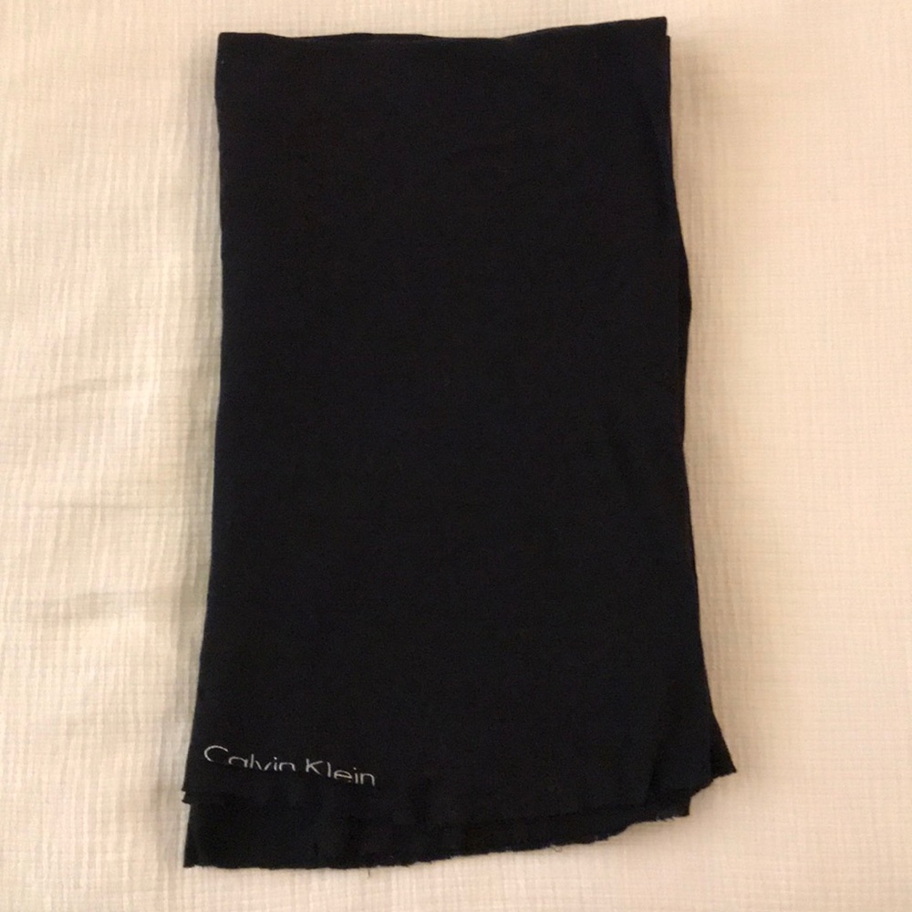 Oversized Black Infinity Wrap Scarf